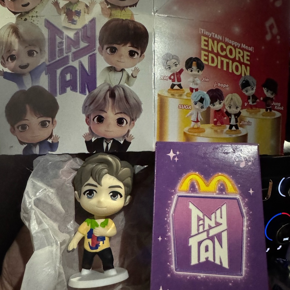 McDonald's TinyTAN BTS Happy Meal Toy Bundle New #1 - RM